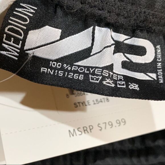 NWT S2 Sports Track Walking Pants Full Length Black Womens Sz M - Picture 9 of 10